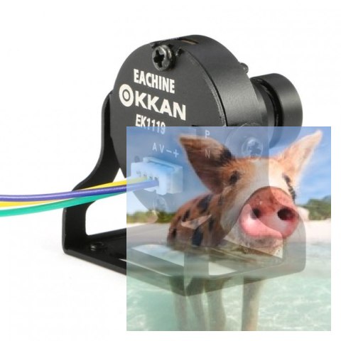 Kamera Okkan EK1119 (1100TVL, 150FOV, IR, 3.5-5.5V)