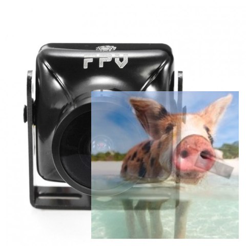 Kamera c800t fpv (800TVL, 150FOV, 5-15V)