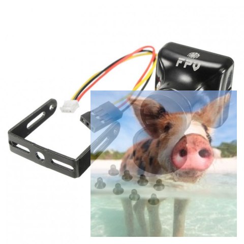 Kamera c800t fpv (800TVL, 150FOV, 5-15V)