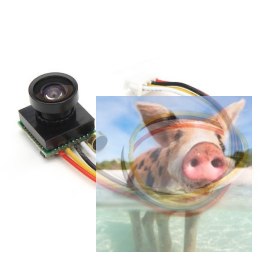 Kamera mini FPV (600TVL, 170FOV, IR, 3.7-5V)