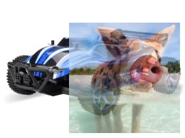 X-Knight 1:18 4CH 2.4GHz RTR - niebieski