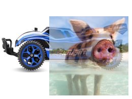 X-Knight 1:18 4CH 2.4GHz RTR - niebieski