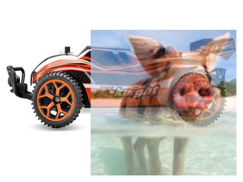 X-Knight 1:18 4CH 2.4GHz RTR - pomarańczowy