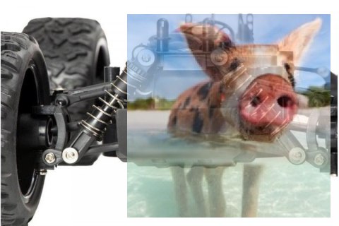 Land Buster 1:12 Monster Truck RTR 2.4GHz Li-Ion 1200mAh 45km/h - Czerwony