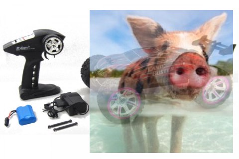 Land Buster 1:12 Monster Truck RTR 2.4GHz Li-Ion 1200mAh 45km/h - Czerwony