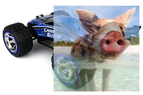 Land Buster 1:12 Monster Truck RTR 2.4GHz Li-Ion 1200mAh 45km/h - Niebieski