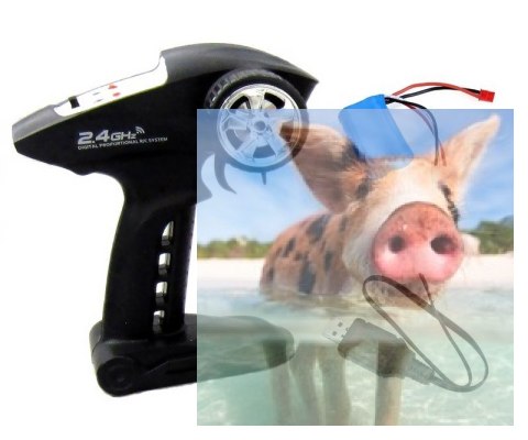 Land Buster 1:12 Monster Truck RTR 2.4GHz Li-Ion 1200mAh 45km/h - Niebieski