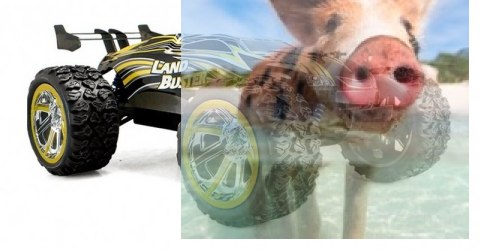 Land Buster 1:12 Monster Truck RTR 2.4GHz Li-Ion 1200mAh 45km/h - Żółty