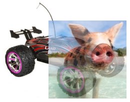 Land Buster 1:12 Monster Truck RTR 27/40MHz - Czerwony