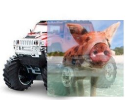 Mini Hummer 1:52 27-49MHz RTR - Czerwony