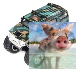 Mini Hummer 1:52 27-49MHz RTR - Moro