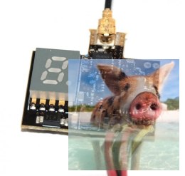 Nadajnik Mini FPV VTX02 5.8GHz 40CH 200mW 3.2-5.5V