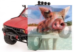 Samochód OFF-ROAD WPL C-14K 1:16 4x4 - KIT - Czerwony