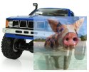 Samochód OFF-ROAD WPL C-24 (1:16, 4x4, 2.4G, LiPo) - Niebieski