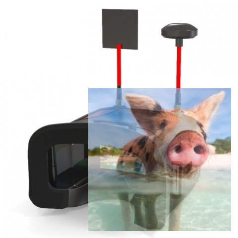 VR D2 Pro (5.8GHz, 40CH, 800x480, 5", 2200mAh)