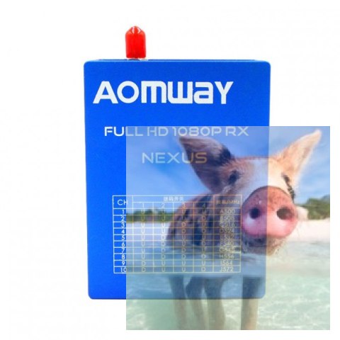 Zestaw Aomway Nexus V1 TX+RX 1080p 500m 500MHz Zestaw Aomway Nexus V1 TX+RX 1080p 500m 500MHz