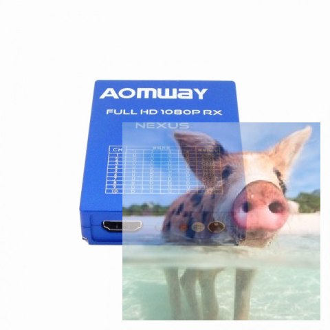 Zestaw Aomway Nexus V1 TX+RX 1080p 500m 500MHz Zestaw Aomway Nexus V1 TX+RX 1080p 500m 500MHz