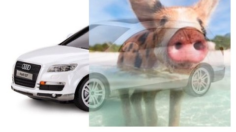 Audi Q7 1:24 RTR (zasilanie baterie AA) - Biały