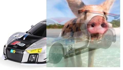 Audi R8 LMS 1:18 RTR (zasilanie na baterie AA) - srebrny