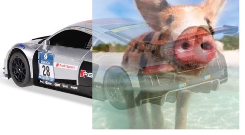 Audi R8 LMS 1:18 RTR (zasilanie na baterie AA) - srebrny