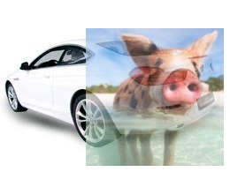 BMW 6 RASTAR 1:14 (zasilanie na baterie AA) - Biały