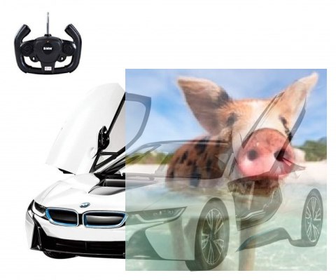 BMW i8 1:14 RTR (zasilanie na baterie AA) - Biały BMW i8 1:14 RTR (zasilanie na baterie AA) - Biały