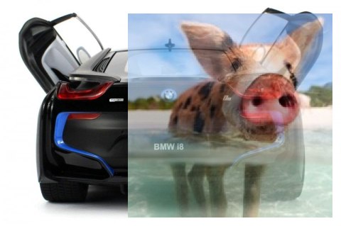 BMW i8 RASTAR 1:14 RTR (zasilanie na baterie AA) - Czarny BMW i8 RASTAR 1:14 RTR (zasilanie na baterie AA) - Czarny