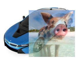 BMW i8 RASTAR 1:18 RTR (zasilanie na baterie AA) - niebieski