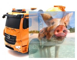 Betoniarka zdalnie sterowana Mercedes-Benz Arocs 1:20 2.4GHz (dźwięki i światła)