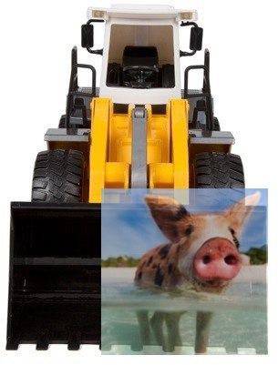 Buldożer - spychacz 1:20 (dźwięki i światła)