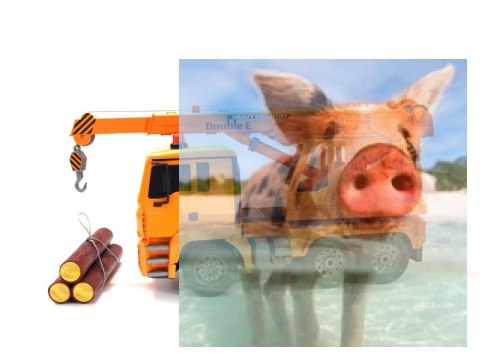 Ciężarówka z dźwigiem 2.4GHz 1:20 (dźwięki i światła, podnoszony i opuszczany dźwig)