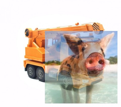 Dźwig Mercedes Benz Arocs 2.4Ghz 1:20 (dźwięki i światła)