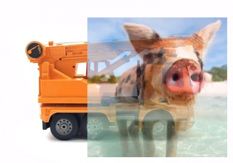 Dźwig Mercedes Benz Arocs 2.4Ghz 1:20 (dźwięki i światła)