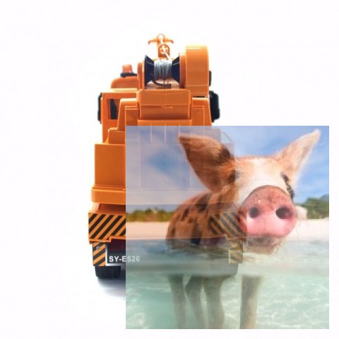 Dźwig Mercedes Benz Arocs 2.4Ghz 1:20 (dźwięki i światła)