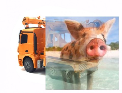 Dźwig Mercedes Benz Arocs 2.4Ghz 1:20 (dźwięki i światła)