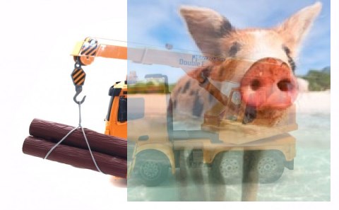 Dźwig Mercedes Benz Arocs 2.4Ghz 1:20 (dźwięki i światła)