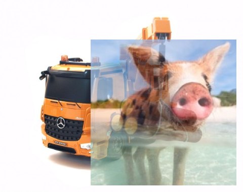 Dźwig Mercedes Benz Arocs 2.4Ghz 1:20 (dźwięki i światła)