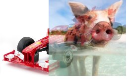 FERRARI F1 1:12 RTR (zasilanie na baterie AA) - Czerwony
