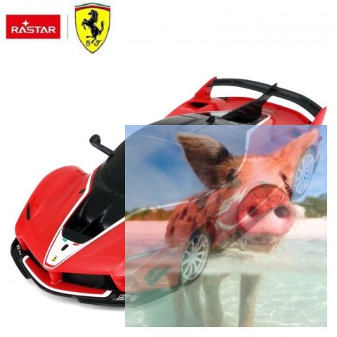 Ferrari FXX K EVO 1:24, RTR (zasilanie na baterie AA) - Czerwony Ferrari FXX K EVO 1:24, RTR (zasilanie na baterie AA) - Czerwony