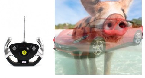 Ferrari F12 RASTAR 1:14 RTR (zasilanie na baterie AA) - Czerwony