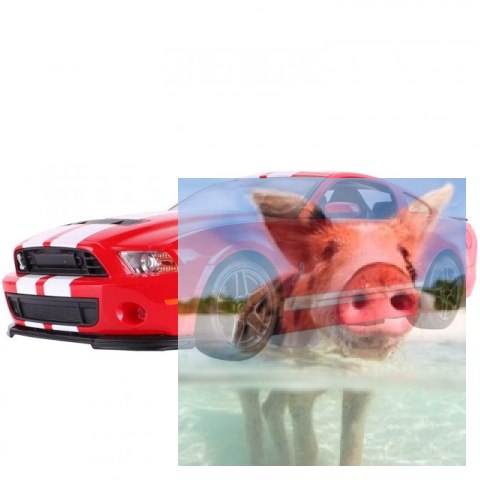 Ford Shelby RASTAR 1:14 RTR (zasilanie na baterie AA) - Czerwony