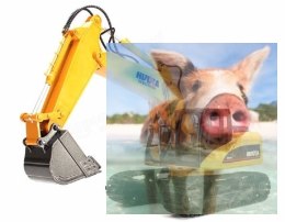 Koparka gąsiennicowa Die Cast 1:15 15CH 2.4GHz RTR