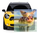 MINI Cooper S Countryman 1:24 RTR (zasilanie na baterie AA) - Żółty