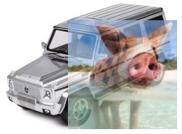 Mercedes-Benz G55 1:14 RTR (zasilanie na baterie AA) - Srebrny