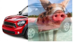 Mini Cooper 1:14 RTR (zasilanie na baterie AA) - Czerwony