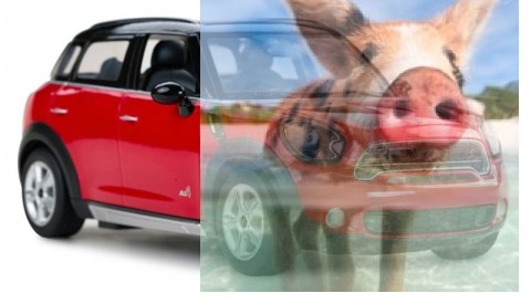 Mini Cooper 1:14 RTR (zasilanie na baterie AA) - Czerwony