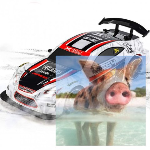 NQD 4WD Drift Turbo Furious 1:14 RTR 2.4GHz - biały