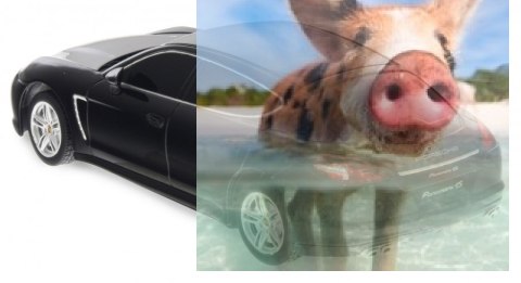 Porsche Panamera 1:24 RTR (zasilanie na baterie AA) - Czarny