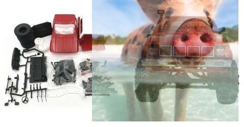 Samochód OFF-ROAD WPL C-24K 1:16 4x4 - KIT - Czerwony Samochód OFF-ROAD WPL C-24K 1:16 4x4 - KIT - Czerwony
