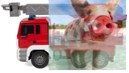 Wóz strażacki z drabiną (1:20)